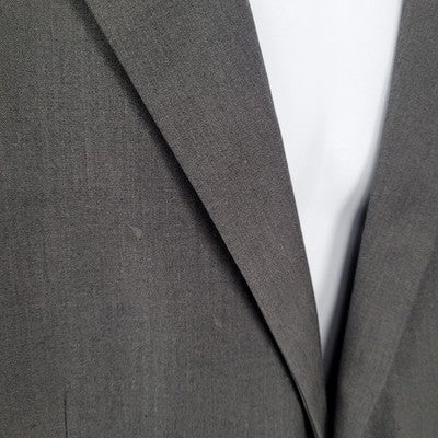 Van Heusen Grey 2 Button Single Vented Notch Blazer Suit Jacket Sport Coat 48R