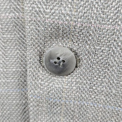 VTG Haggar Gallery Beige Check 2 Button Vented Notch Blazer Sport Coat USA 38
