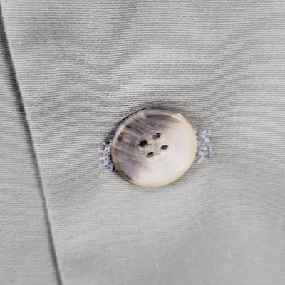 Haggar Gentleman's Closet Green Gray 2 Button Vented Notch Blazer Sport Coat 46