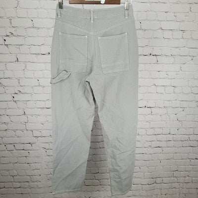 Full Tilt Grey Twill High Rise Straight Leg Carpenter Jeans Size 25 (25x31)