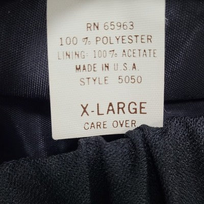 VTG Tumbleweeds Black Belted Lined Elastic Waist Pull On Maxi Skirt USA Size XL