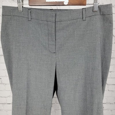 Chico's Grey Houndstooth Lightweight Stretch Pants Size 2S US 12S (35x25.5)