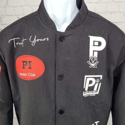 Pure Instinct Motor Club Black Snap Limited Edition Racing Jacket Large L