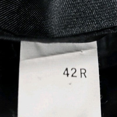 VTG Oscar De La Renta Navy 2 Button Ventless Notch Classic Blazer Sport Coat 42R