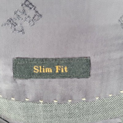 Jos A Bank Reserve Grey 100% Wool Super 120's Slim Fit Blazer Sport Coat 40R