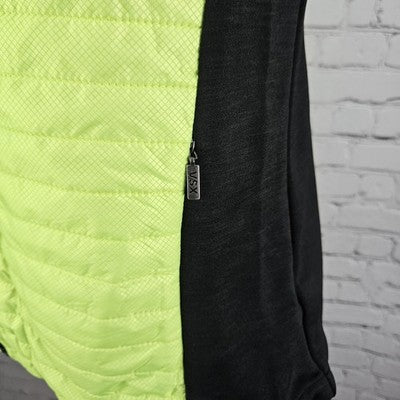 VSX Victoria's Secret Green Thermo Lite Pro Stand Up Collar Zip Vest Large L