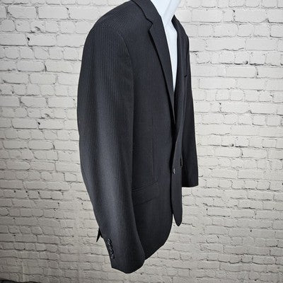 Joseph Jos A Bank Navy 100% Wool Slim Fit 2 Button Notch Blazer Sport Coat 40R
