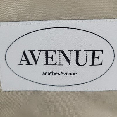 Avenue Beige 3 Button Single Vented Peak Blazer Jacket Size Large L