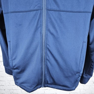 DELL Match Play World Golf Championships Navy Zip Stretch Lightweight Jacket M