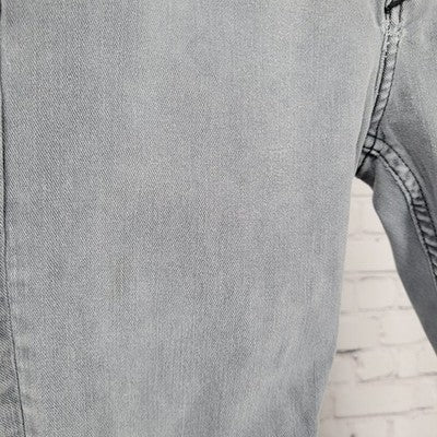 Rag & Bone Distressed Shadow Grey Fit 1 Skinny Stretch Denim Jeans 31 (30x31)