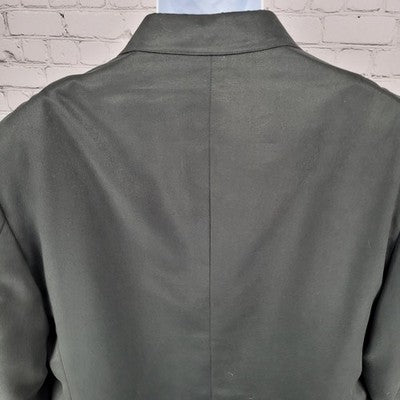 Wall Street Collection Grey 3 Button Notch Blazer Sport Coat USA Made Size 44R