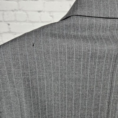 Joseph Abboud Black Label Grey 100% Wool 2 Button Blazer Sport Coat USA 40R