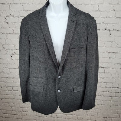 Paisley & Gray Herringbone Slim Fit Stretch Double Vented Sport Coat Size 46R