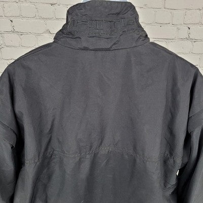 Whites Canada Black Insulated Fleece Lined Removable Sleeves Full Zip Jacket XL