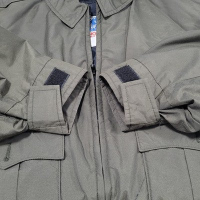 VTG Horace Small Apparel Co Green Thinsulate Full Zip Military Jacket USA 42R