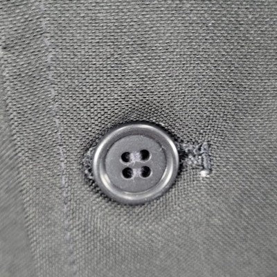 Towncraft Black 2 Button Single Vented Notch Washable Blazer Sport Coat USA 40
