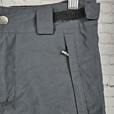 Columbia Black Omni Tech Insulated Snow Ski Cargo Pockets Pants Kids Small S 8