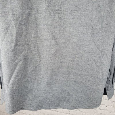 UNTUCKit Grey 100% Cotton Wrinkle Free Long Sleeve Button Up Shirt Size XXL