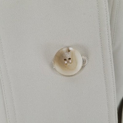 Avenue Beige 3 Button Single Vented Peak Blazer Jacket Size Large L