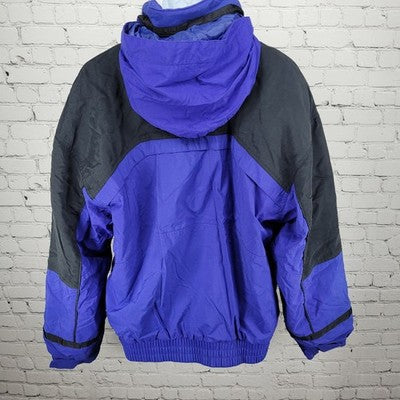 VTG Tyrolia By Head Blue Celtech Waterproof Hooded Insulated Ski Jacket Large L