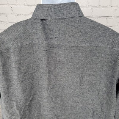 UNTUCKit Grey 100% Cotton Wrinkle Free Long Sleeve Button Up Shirt Size XXL