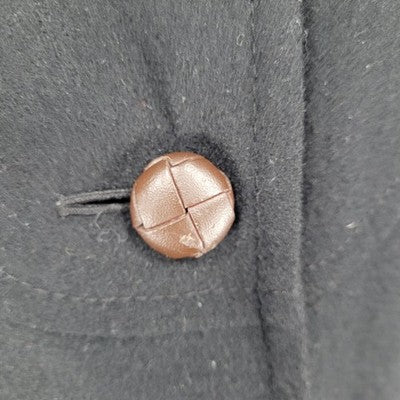 J.CREW Black Wool Blend Brown Buttoned Lined Collared Pockets Jacket 2