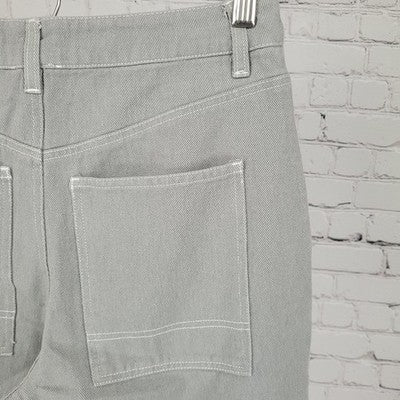 Full Tilt Grey Twill High Rise Straight Leg Carpenter Jeans Size 25 (25x31)