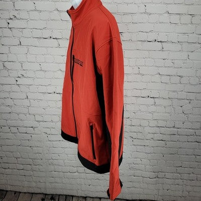Golden Gate National Parks Conservancy Red Fleece Lined Stretch Jacket Size 2XL