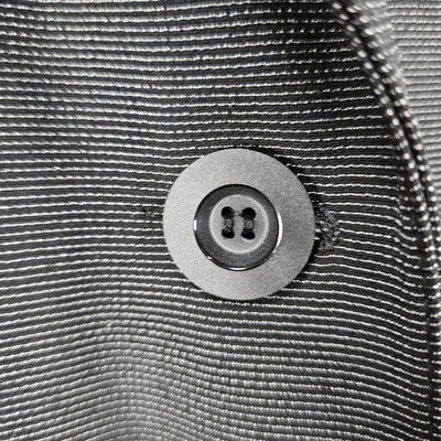 John Meyer Norwich Black Pinstriped Button Notch Ventless Blazer Suit Jacket 24W