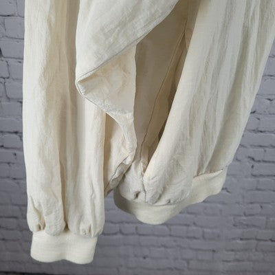 VTG Duckster Wamego Country Club Beige Golf Pullover Windbreaker Jacket Size XL
