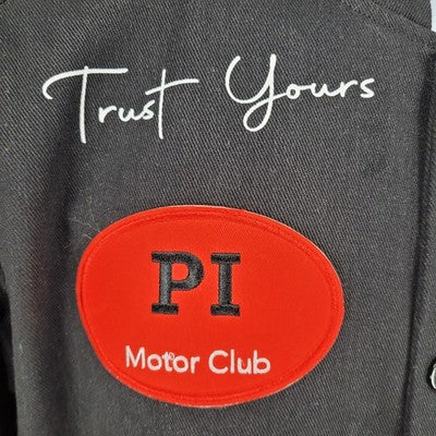 Pure Instinct Motor Club Black Snap Limited Edition Racing Jacket Large L