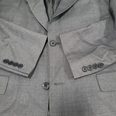 Daniel Cremieux Grey Guabello Super 120's Blazer Sport Coat Italy Made Size 40R