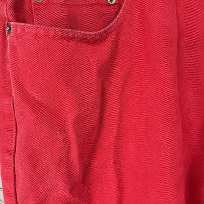 VTG Rodin Red 100% Cotton Classic Tapered Jeans USA Y2K 90’s Men’s Size (42x31)
