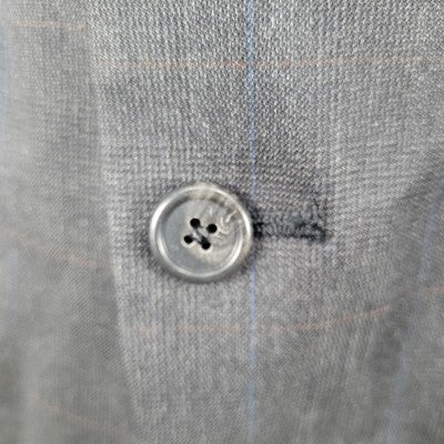 VTG Botany 500 Couture Grey 2 Button Blazer Sport Coat USA Made Size 44 PTR