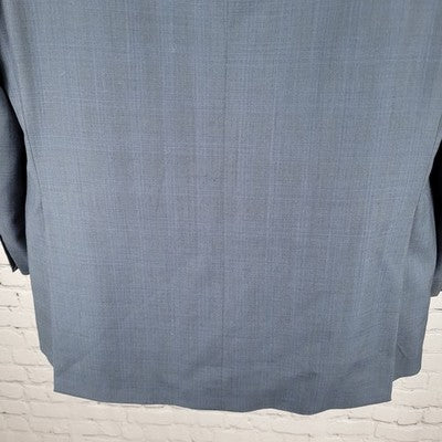Aldrich Navy Super 130's Worsted Wool 2 Button Notch Blazer Sport Coat Size 44S