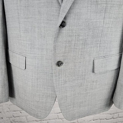 Tommy Hilfiger Grey Wool Blend 2 Button Vented Notch Blazer Sport Coat 44R