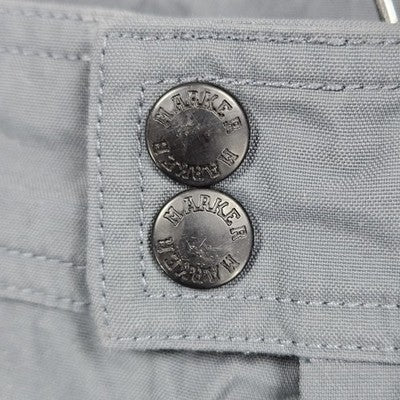 Marker Grey Zipped Pockets Straight Leg Snowboard Ski Pants Medium M (33x29)