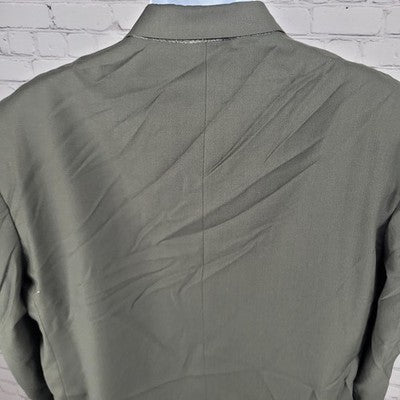 Vito Rufolo Green Wool Comero Super 100's 2 Button Blazer Sport Coat Italy 46R