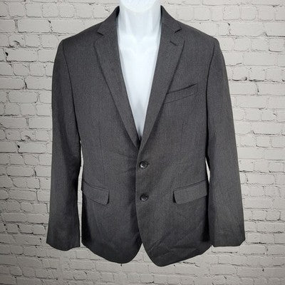 Banana Republic Grey 100% Wool Lanificio Modern Slim Fit Blazer Sport Coat 38R