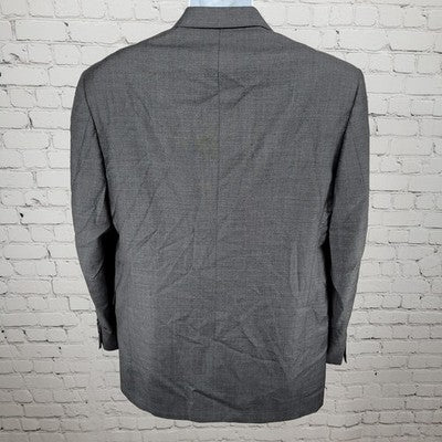 Daniel Cremieux Grey Guabello Super 120's Blazer Sport Coat Italy Made Size 40R