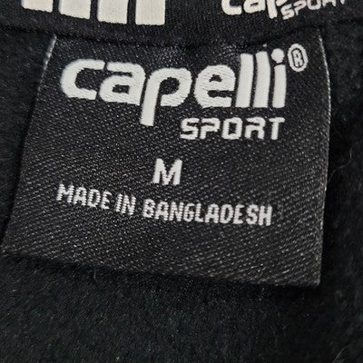 Louisiana Krewe FC Capelli Sport CS Dry Black Hooded 1/4 Zip Jacket Medium M