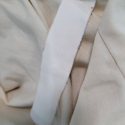 VTG Bsk Outwear Beige Full Zip Knit Collar Zipped Pockets Coat Teen Size Large L