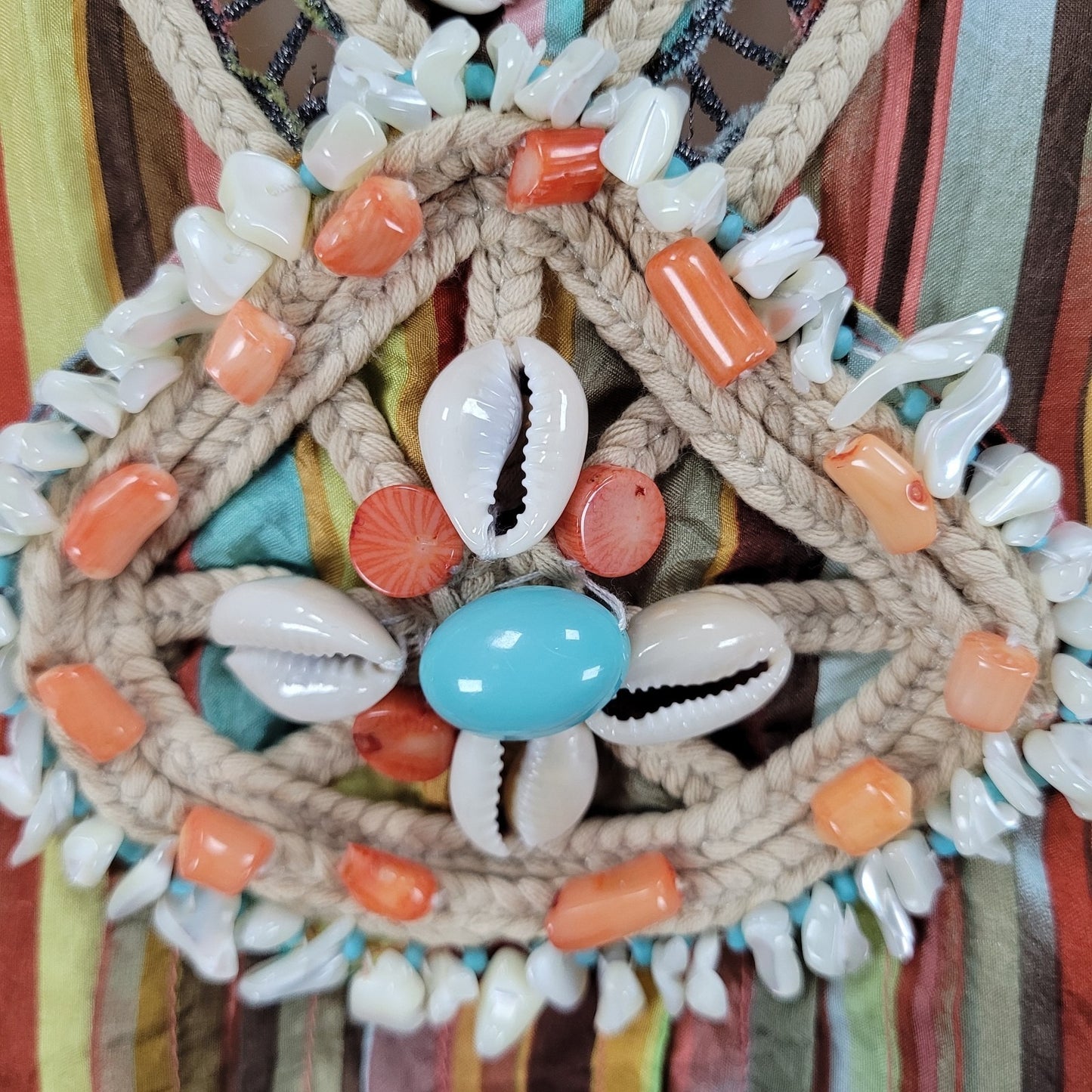 Nanette Lepore Multicolor 100% Silk Shell Accents Striped Lightweight Dress 4