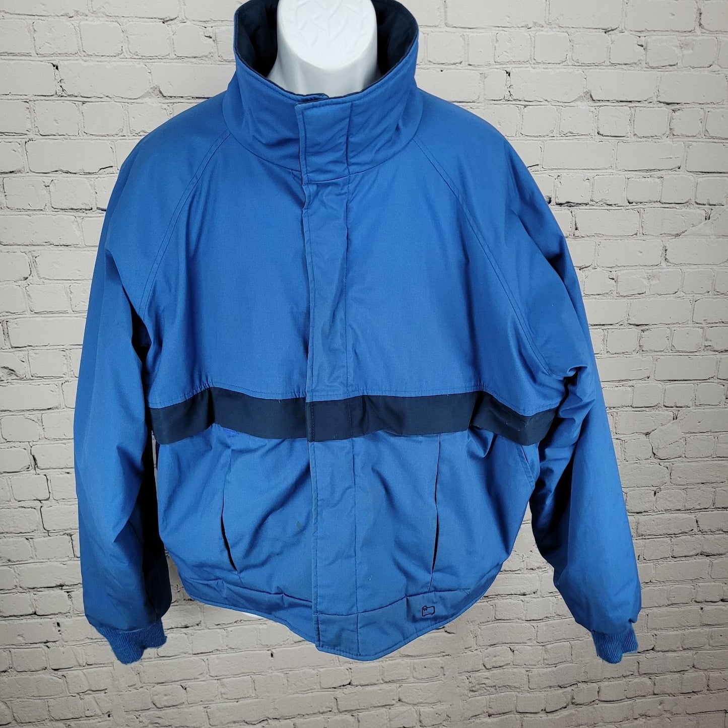 VTG Woolrich Blue Thinsulate Insulated Full Zip Jacket USA Made Size XXL