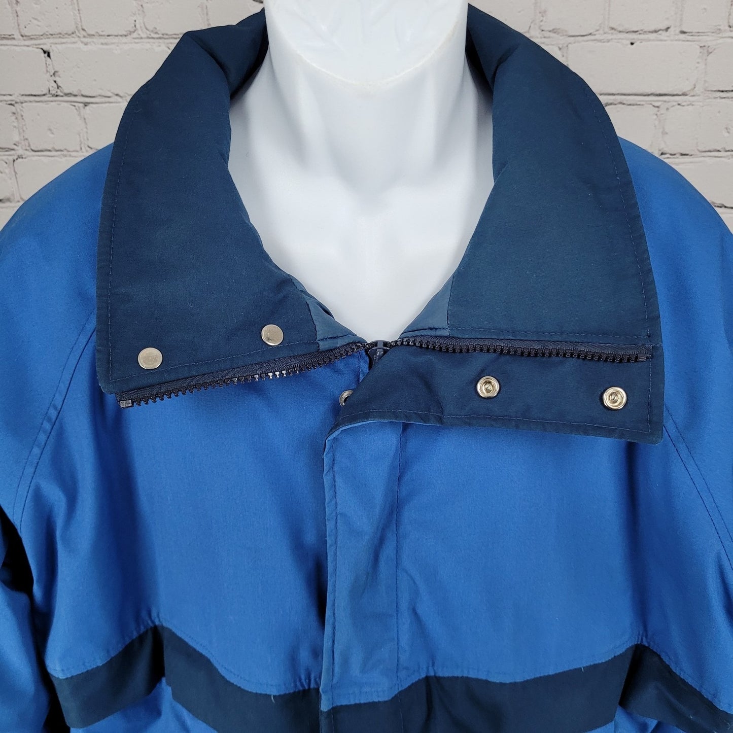 VTG Woolrich Blue Thinsulate Insulated Full Zip Jacket USA Made Size XXL