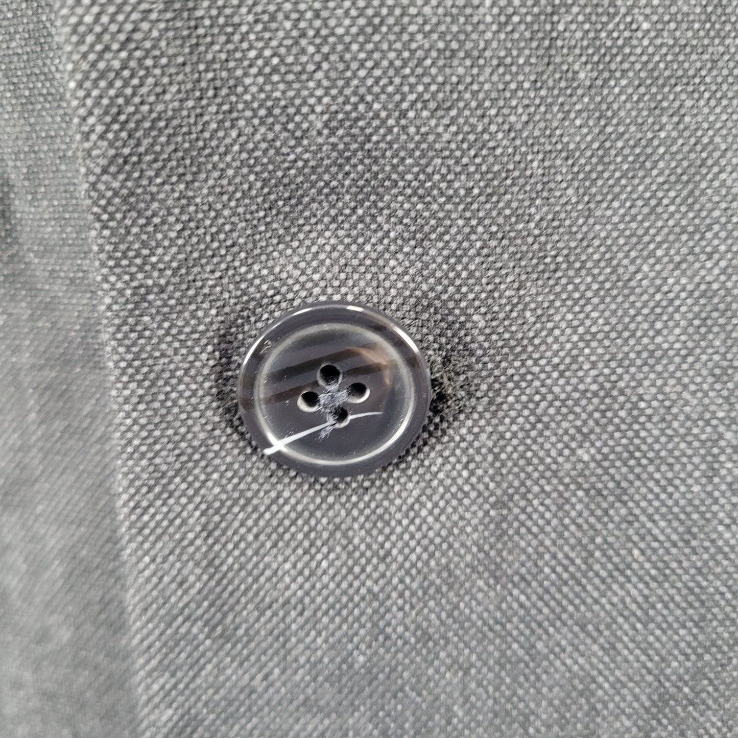 NWT EDGE WD.NY Grey Skinny Fit 2 Button Vented Notch Blazer Sport Coat Large L