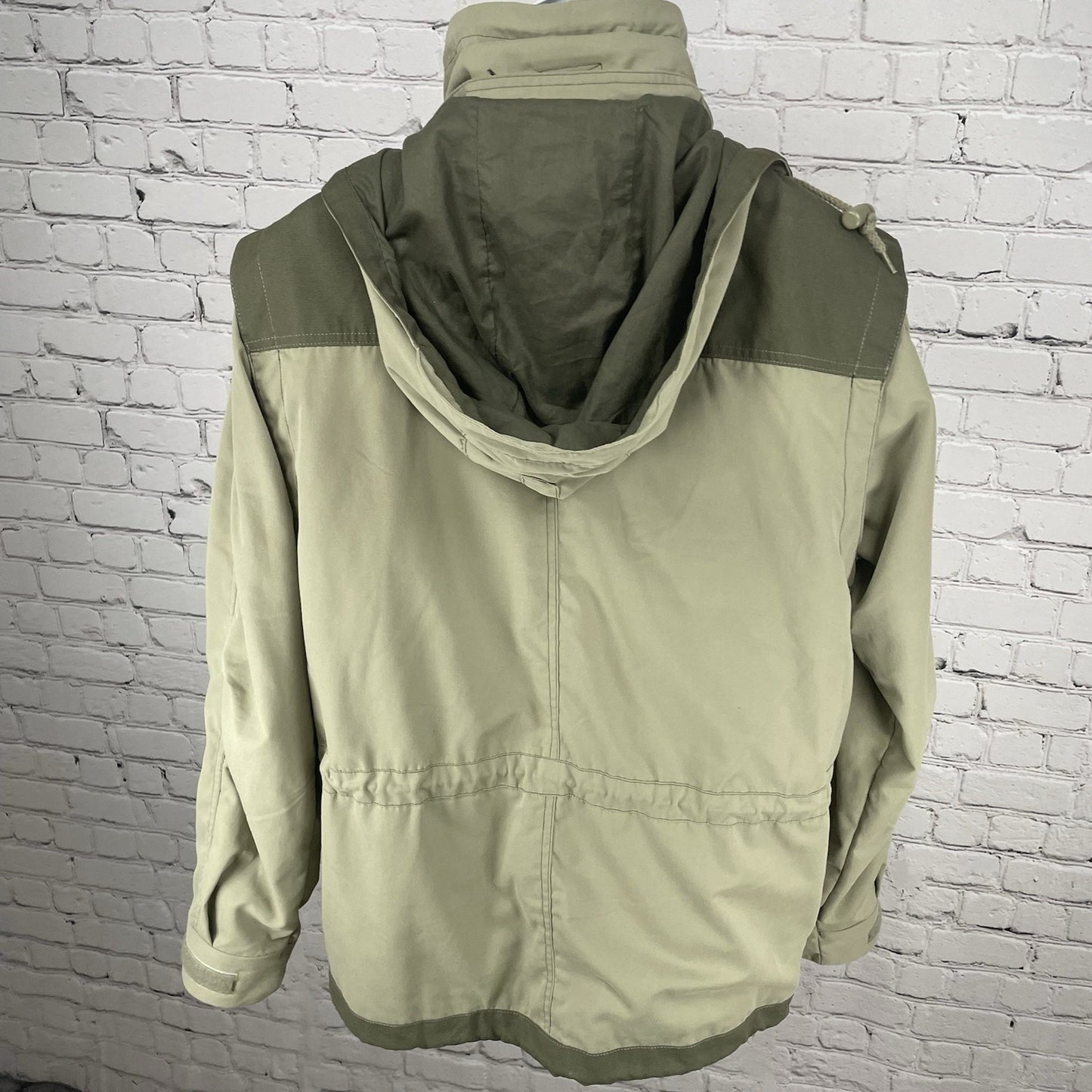 Guide Gear Khaki Green Removable Lining Hood Cargo Pockets Shooting Jacket M
