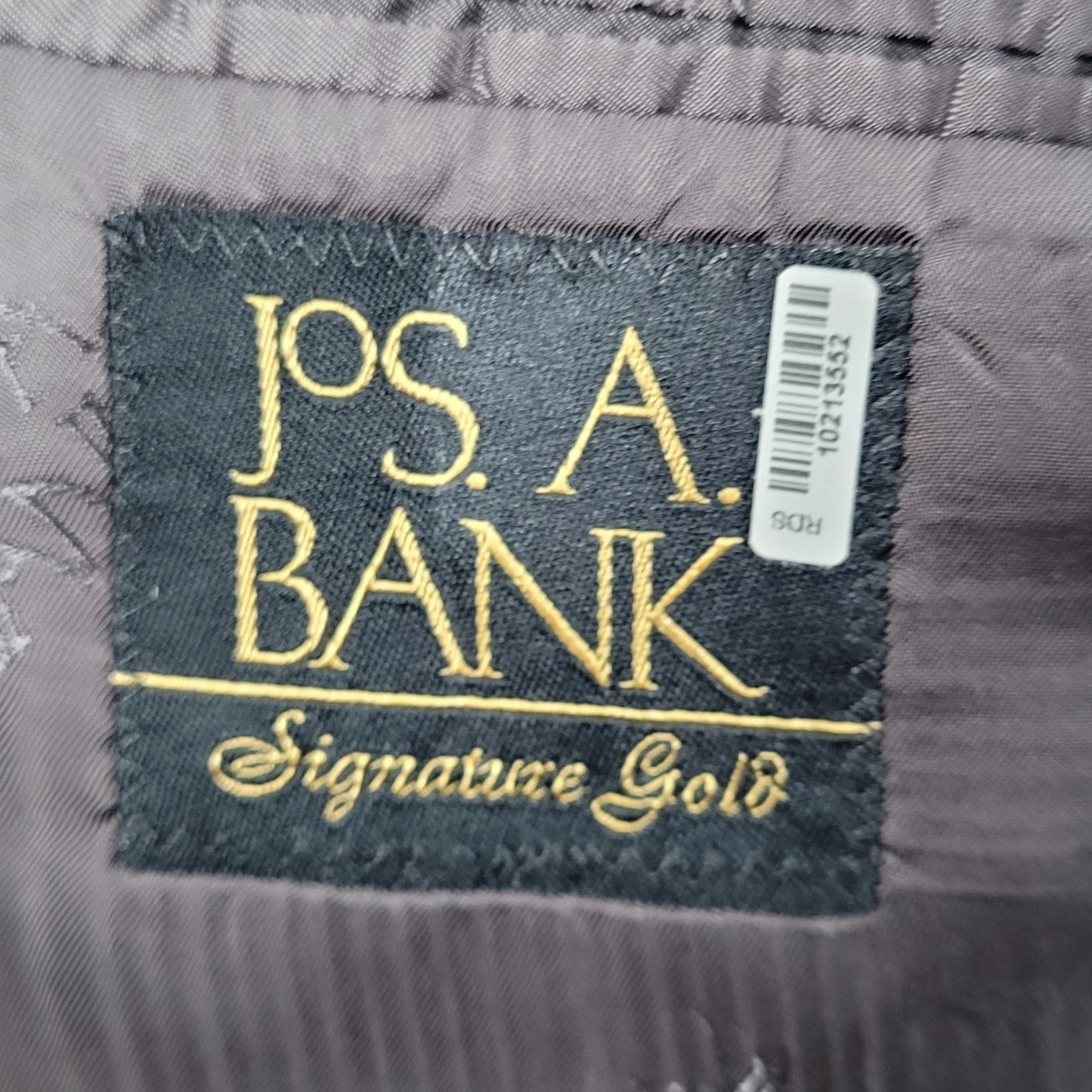 Jos A Bank Brown 100% Wool Gordon Signature Gold Notch Blazer Sport Coat 46R