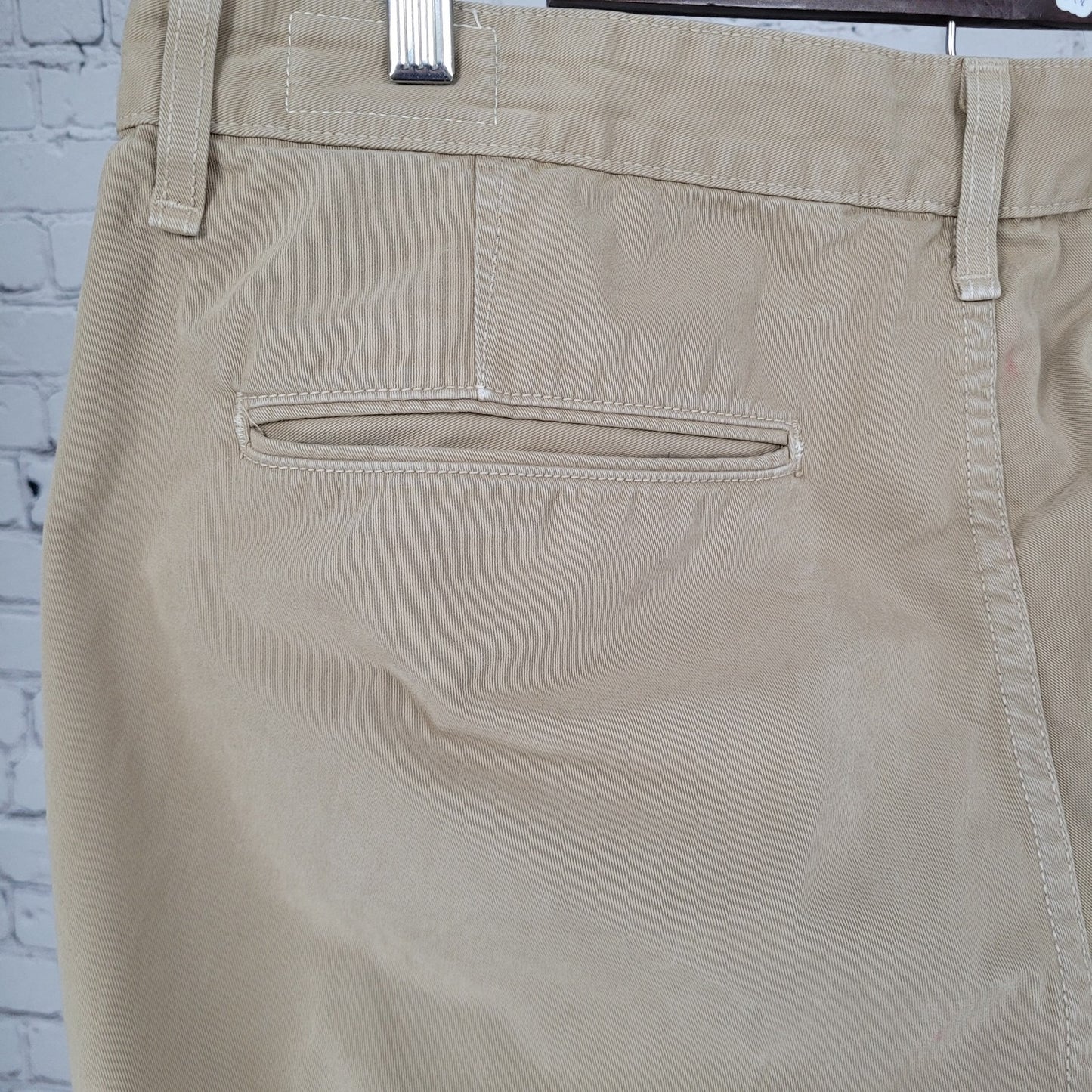 Rag & Bone Standard Issue Khaki 100% Cotton Chino Pants USA Made Size 36 (36x34)