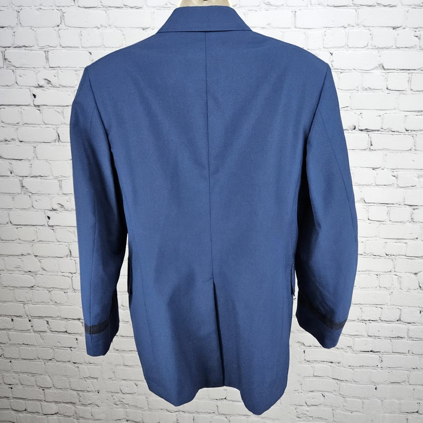 VTG U.S. Air Force Service Navy Wool Blend Class 1 Women's Coat USA 41R Med
